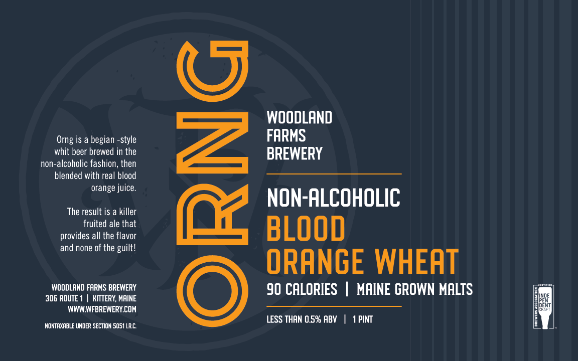 ORNG - Non Alcoholic Blood Orange Wheat, 4pk
